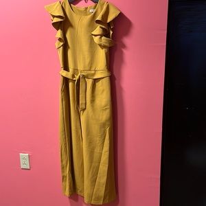 Mustard yellow jumpsuit